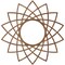 Ekena Millwork Eleanor Wood Fretwork Pierced Ceiling Medallion, Walnut, 20"OD x 7 3/4"ID x 3/8"T CMWP20X20X0375EAWA - alternate 3